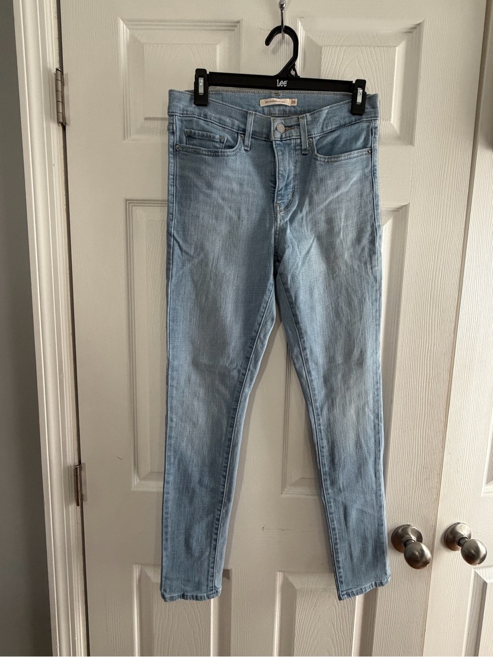 Levi's 311 Shaping Skinny Light Blue Denim Jeans